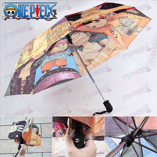 One Piece χρώμα Εξαρτήματα χαρακτήρα φορές αυτόματη ομπρέλα
