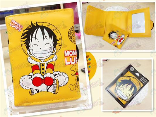 One Piece Αξεσουάρ Luffy Q έκδοση του χύδην πορτοφόλι