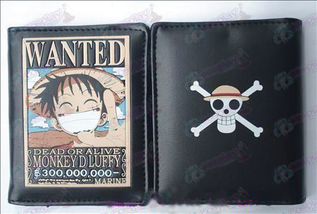 One Piece Αξεσουάρ Luffy ένταλμα δερμάτινο πορτοφόλι (Jane)