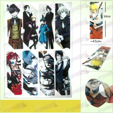 SQ016-Black Butler Αξεσουάρ anime μεγάλο Bookmarks (5 έκδοση της τιμής)