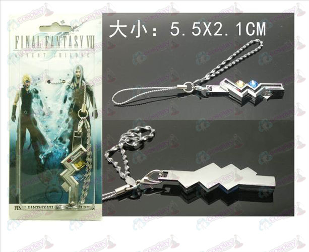 Final Fantasy Accessories13 Thunder τηλέφωνο μενταγιόν μηχάνημα σχοινί