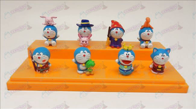 Οκτώ Doraemon στολίδια κούκλα