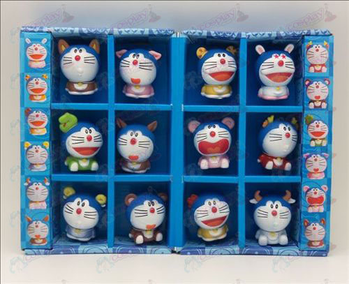 12 κούκλα Doraemon Zodiac