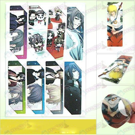 SQ002-Hakuouki Αξεσουάρ anime Bookmarks μεγάλη (5 έκδοση της τιμής