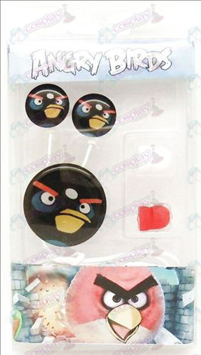 Εποξειδικές ακουστικά (Angry Birds Αξεσουάρ Μαύρο)