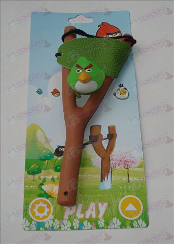 Blister Angry Birds σφεντόνα Αξεσουάρ (πράσινο πουλί μπορεί να ονομάζεται)
