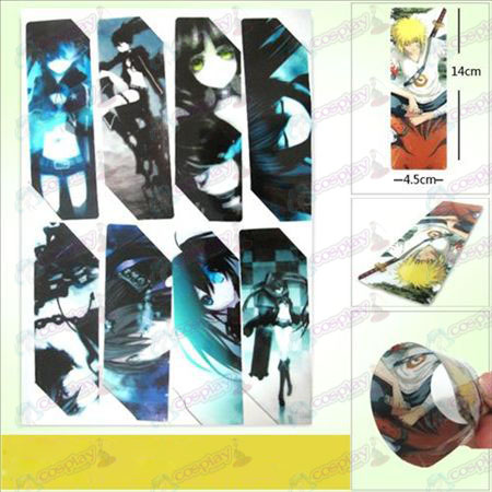 SQ014-Έλλειψη Αξεσουάρ Shooter Ροκ anime μεγάλο Bookmarks (5 έκδοση της τιμής)