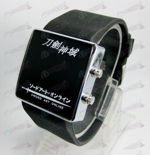 Sword Art on-line AccessoriesLED αθλητικό ρολόι - μαύρο λουράκι