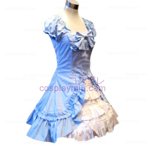 Classic Δίκλινο Ποδόγυρους μπλε στολή Lolita Cosplay