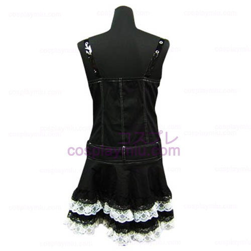 Cool μαύρο φόρεμα Punk Lolita Cosplay
