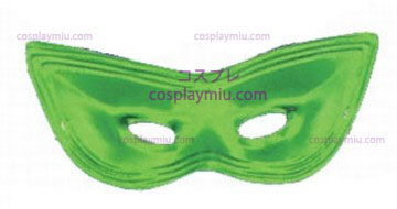 Harlequin μάσκα, σατέν, Green
