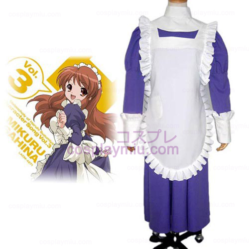 Haruhi Suzumiya Tsuruya Maid Dress Κοστούμια Cosplay