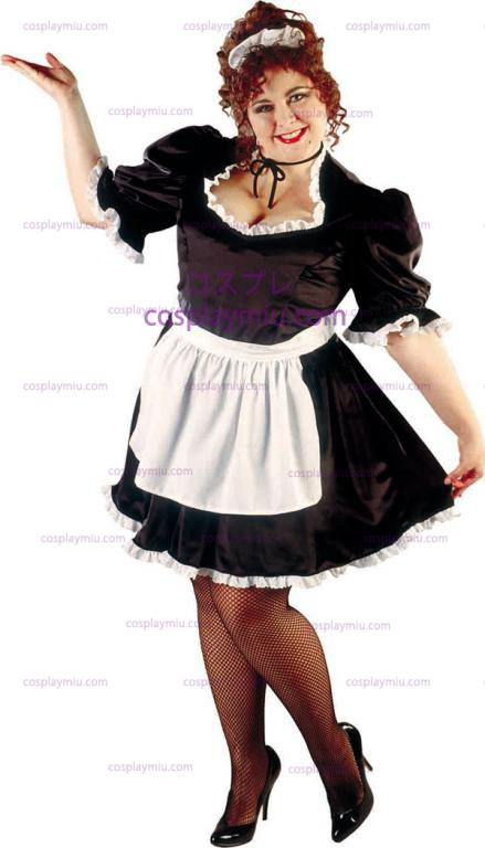 French Maid Plus Μέγεθος Κοστούμια Ενηλίκων