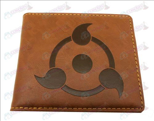 Naruto γράφουν στρογγυλά μάτια wallet (SR 1)