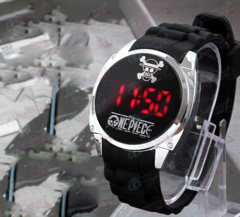 One Piece Αξεσουάρ Luffy logo LED οθόνη αφής ρολόι
