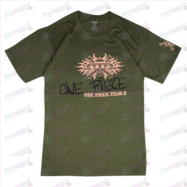 Luffy Πειρατές T-Shirt (Army Green)