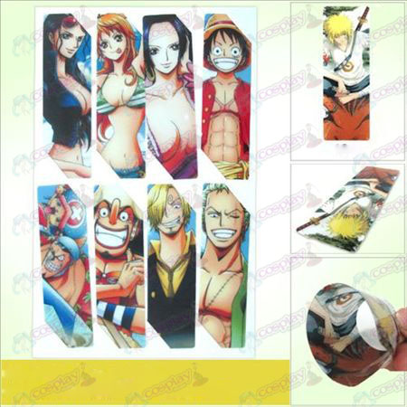 SQ013-One Piece Αξεσουάρ anime μεγάλο Bookmarks (5 έκδοση της τιμής)