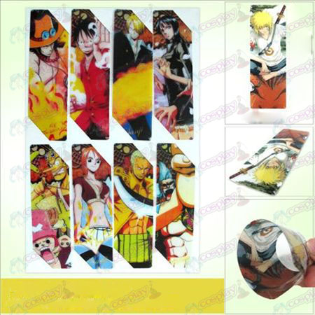 SQ012-One Piece Αξεσουάρ anime μεγάλο Bookmarks (5 έκδοση της τιμής)