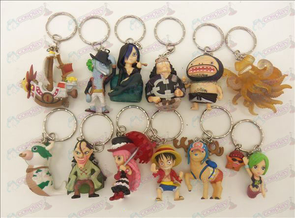 12 One Piece Keychain Doll Αξεσουάρ