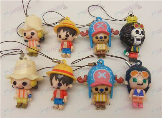8 μοντέλα One Piece Doll Αξεσουάρ Mobile Strap (Usopp) κινητά