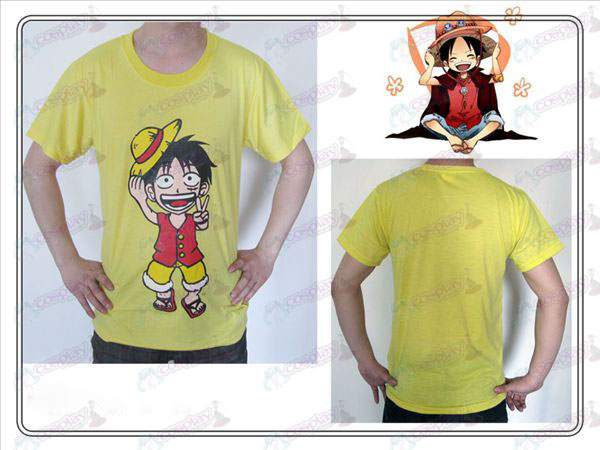 One Piece Luffy Αξεσουάρ T-shirt (κίτρινο)