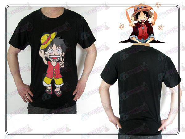 One Piece Luffy Αξεσουάρ T-shirt (μαύρο)