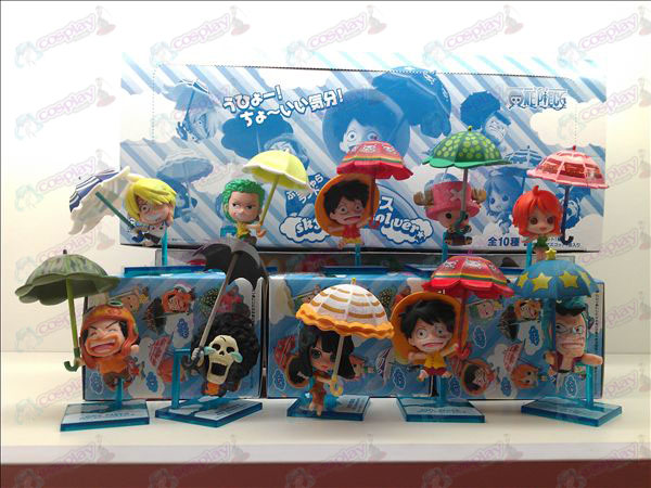 10 Ομπρέλα One Piece Doll Αξεσουάρ