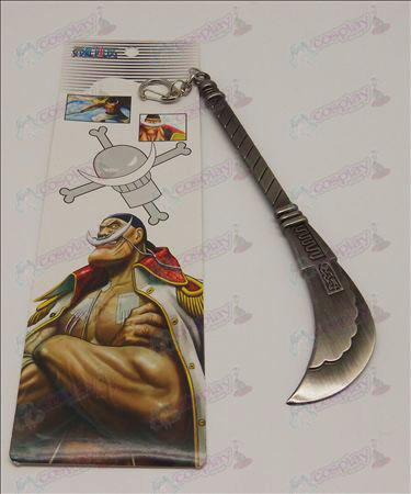 One Piece Αξεσουάρ λευκό πόρπη μαχαίρι γένια (Large 20cm)