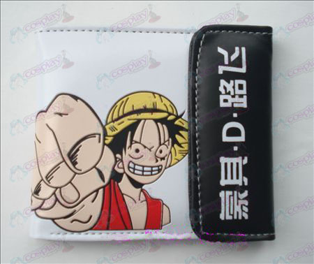 One Piece Αξεσουάρ Luffy πραγματοποιήθηκε γροθιά του snap πορτοφόλι (Jane)