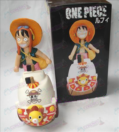 One Piece Αξεσουάρ Luffy κούκλα Κουμπαράς (Sonne 15 cm)