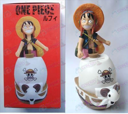 One Piece Αξεσουάρ Luffy κούκλα ποτ χρήματα (18cm)
