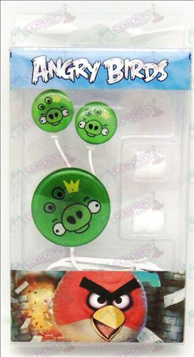 Εποξειδικές ακουστικά (Angry Birds Αξεσουάρ πράσινο χοίρου)
