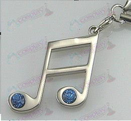 Hatsune σημείωση 2 Keychain Blue Diamond