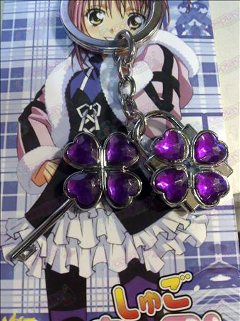 Shugo_Chara! Αξεσουάρ Ζευγάρι Keychain (Purple)