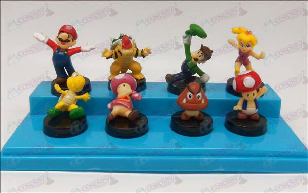 Οκτώ Super Mario Bros λίκνο κούκλα Αξεσουάρ