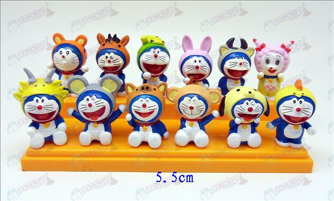 12 κούκλα Doraemon Zodiac