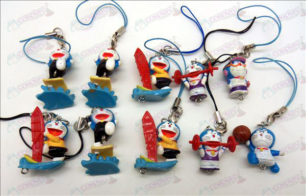 10 κούκλα Doraemon σχοινί μηχάνημα