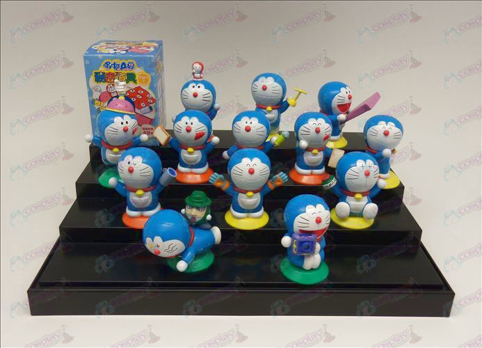 13 μοντέλα μυστηριώδη κούκλα Doraemon στηρίγματα