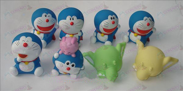 Οκτώ Doraemon κούκλα (χωρίς συσκευασία)