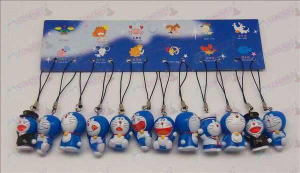 12 Strap κούκλα Doraemon
