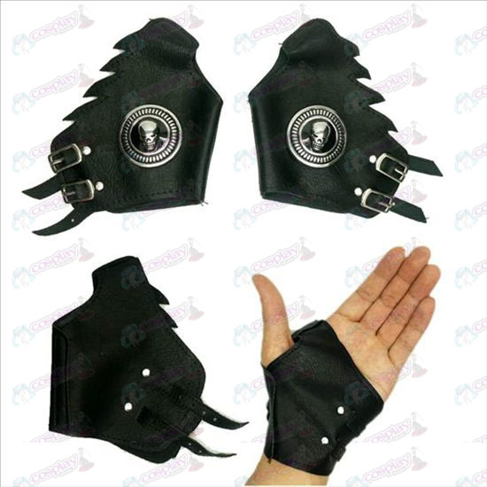 Death Note AccessoriesL δερμάτινα γάντια ασημί