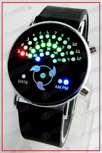 Πολύχρωμο Κορέας ανεμιστήρα LED ρολόγια - γράψει στρογγυλά μάτια