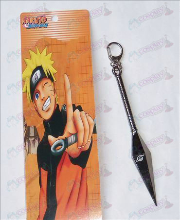 Naruto δεν υφίστανται πόρπη μαχαίρι (μαύρο 15 cm)