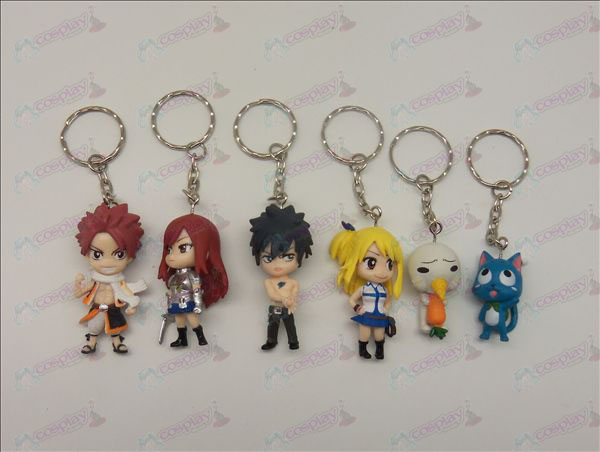 6 Fairy Tail Αξεσουάρ Doll Keychain