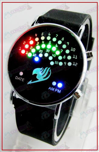 Πολύχρωμο Κορέας ανεμιστήρα LED ρολόγια - Αξεσουάρ Fairy Tail
