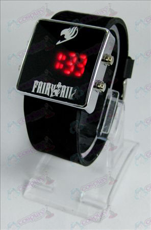 Fairy Tail AccessoriesLED αθλητικό ρολόι - μαύρο λουράκι
