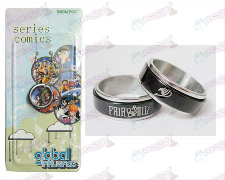 Fairy Tail Αξεσουάρ Black Steel μεταφορέα Ring