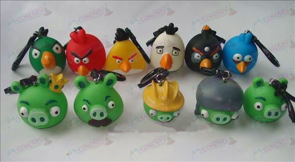 11 Angry Birds Αξεσουάρ κρέμονται πόρπη