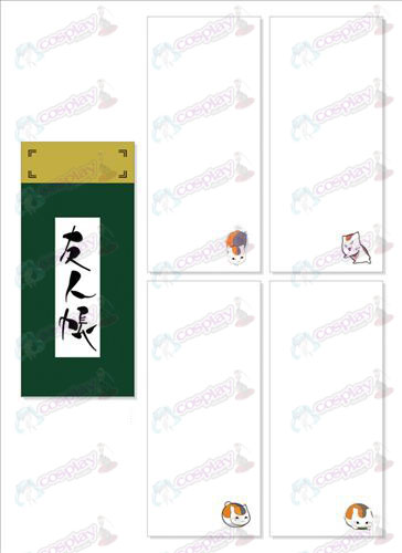 Βιβλίο Natsume των Φίλων Αξεσουάρ Long Scratch Pad 024