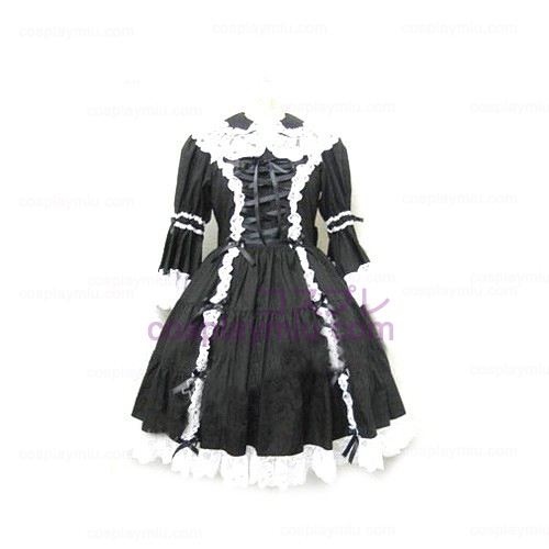 Κομψό Burgundy Μακρυμάνικο φόρεμα κοστουμιών Cosplay Lolita
